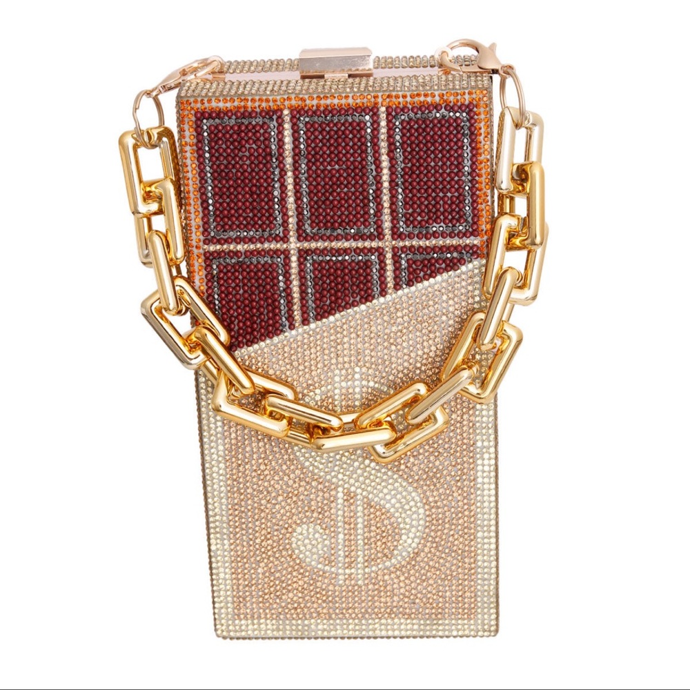 Gold bling Clutch